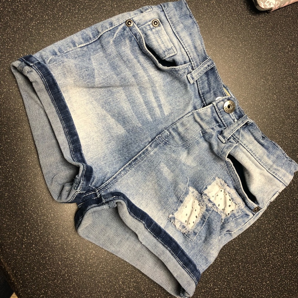 Girls toddler jean shorts